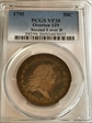 1795 50C O-129, S over D VF20