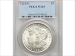 1921-S $1 MS65