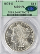1878-S $1 MS64PL