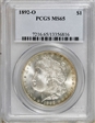 1892-O $1 MS65