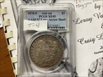 1878-S $1 VAM 57, Long Arrow Shaft XF45