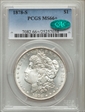 1878-S $1 MS66+ 