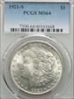 1921-S $1 MS64