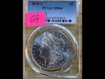 1878-S $1 MS64