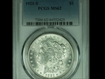 1921-S $1 MS62