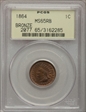 1864 1C Bronze MS65RB