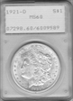 1921-D $1 MS60