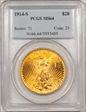 1914-S $20 MS64