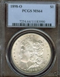 1898-O $1 MS64