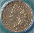 1863 1C AU58