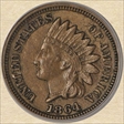 1864 1C Copper-Nickel AU55