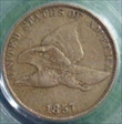 1857 1C Flying Eagle XF40