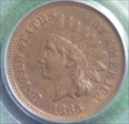 1865 1C Fancy 5 MS62BN