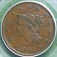 1843 1C Petite Head, Small Letters VF35BN