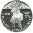 1992-P $1 Columbus PR69DCAM
