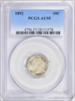 1892 10C AU55