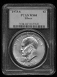 1973-S $1 Silver MS68