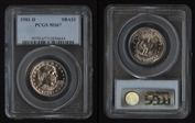 1981-D SBA$1 MS67