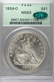 1859-O $1 MS63
