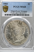 1883 $1 MS68
