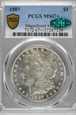 1887 $1 MS67+