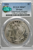 1921 $1 Morgan MS67