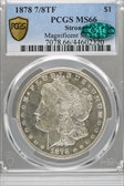 1878 7/8TF $1 Strong MS66