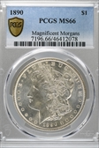 1890 $1 MS66