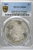 1891 $1 MS66
