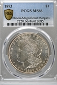 1893 $1 MS66