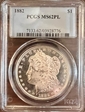 1882 $1 MS62PL