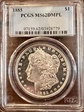 1885 $1 MS62DMPL