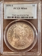 1890-S $1 MS66
