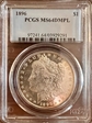 1896 $1 MS64DMPL