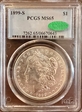 1899-S $1 MS65