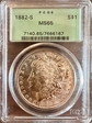 1882-S $1 MS65