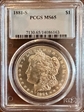 1881-S $1 MS65