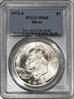 1972-S $1 Silver MS65
