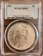 1890 $1 MS65