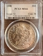 1888 $1 MS66