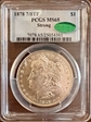 1878 7/8TF $1 Strong MS65