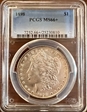 1898 $1 MS66+ 