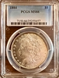 1884 $1 MS66