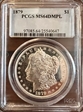 1879 $1 MS64DMPL
