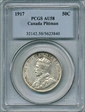 1917 50C AU58
