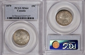 1870 25C MS64