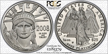2008-W $25 Statue of Liberty First Strike PR70DCAM