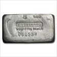 Varies 5 oz Silver Bar 5 oz Engelhard Silver Bar (Poured, 1st Generation) .999 Fine 