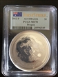 2012-P $1 Year of the Dragon Ag First Strike MS70