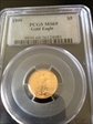 1999 $5 Gold Eagle MS69